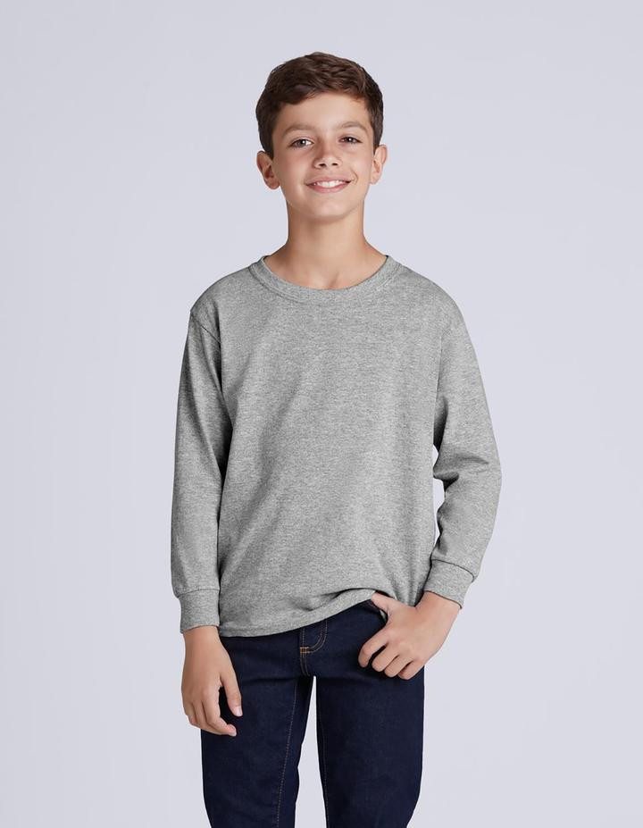 Gildan | 5400B | Heavy Cotton Youth Long Sleeve T-Shirt
